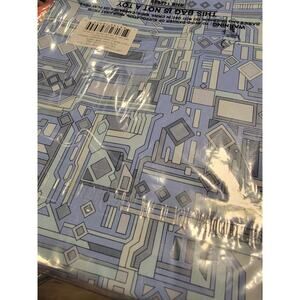 Boundless FRACTALS Circuits Geometric Modern Indigo 2 Yards New In Plastic